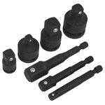 Sealey AK5522 Impact Socket Adaptor Set 7pc