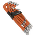 Sealey AK71870 Jumbo Ball-End Hex Key Set 13pc Anti-Slip - Imperial