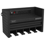Sealey AP22SRBE Power Tool Storage Rack 560mm with Drawer & Power Strip