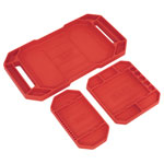 Sealey APNST4 Flexible Tool Trays Non-Slip - Pack of 3