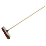 Sealey BM16SC Heavy-Duty Broom with Scraper 16(405mm) Stiff/Hard Bristle