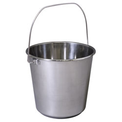 Sealey BM8L Mop Bucket 12L - Stainless Steel