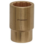 Sealey NS052 Socket 19mm 1/2"Sq Drive - Non-Sparking WallDrive®
