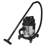 Sealey PC20LN Vacuum Cleaner (Low Noise) Wet & Dry 20L 1000W/230V