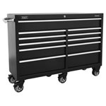 Sealey PTB143011 Rollcab 11 Drawer 1430mm Heavy-Duty Black