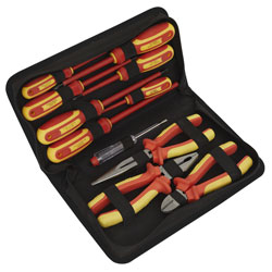 Siegen S01219 Electrical VDE Tool Set 11pc | Rapid Electronics