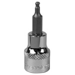 Sealey SBBH001 Ball-End Hex Socket Bit 3mm 3/8"Sq Drive