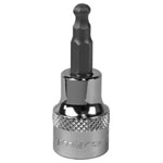 Sealey SBBH003 Ball-End Hex Socket Bit 5mm 3/8"Sq Drive