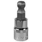 Sealey SBBH008 Ball-End Hex Socket Bit 10mm 3/8"Sq Drive
