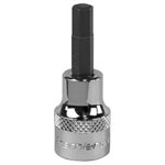 Sealey SBH009 Hex Socket Bit 6mm 3/8"Sq Drive