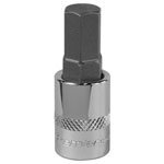 Sealey SBH014 Hex Socket Bit 11mm 3/8"Sq Drive