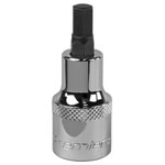 Sealey SBH019 Hex Socket Bit 7mm 1/2Sq Drive