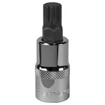 Sealey SBS016 Spline Socket Bit M12 1/2Sq Drive