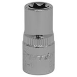 Sealey SET005 TRX-Star* Socket E8 1/4"Sq Drive