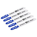 Sealey SJBT118BF Jigsaw Blade Metal 75mm 12tpi - Pack of 5