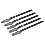 Sealey SJBT119BO Jigsaw Blade General Wood 75mm 12tpi - Pack of 5
