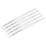 Sealey SRBR1211DF Reciprocating Saw Blade Wood & Nail 300mm 6tpi - Pack of 5