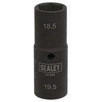 Sealey SX1819 Deep Impact Socket 1/2Sq Drive Double Ended 18.5/19.5mm
