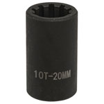 Sealey VS0984 Brake Caliper Socket 1/2Sq Drive 20mm 10-Point