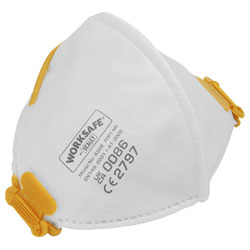 Worksafe 9329/3 Fold Flat Mask FFP1 - Pack of 3