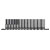 Sealey AK7995 Socket Set Deep 13pc 1/2Sq Drive Metric - Black Series