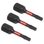 Sealey AK8215 TRX-Star* T10 Impact Power Tool Bits 25mm - 3pc