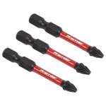 Sealey AK8233 Pozi #2 Impact Power Tool Bits 50mm - 3pc