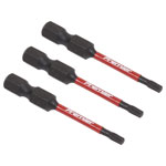 Sealey AK8240 TRX-Star* T10 Impact Power Tool Bits 50mm - 3pc