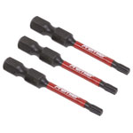 Sealey AK8241 TRX-Star* T15 Impact Power Tool Bits 50mm - 3pc