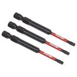 Sealey AK8266 TRX-Star* T15 Impact Power Tool Bits 75mm - 3pc