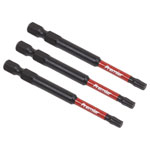 Sealey AK8268 TRX-Star* T25 Impact Power Tool Bits 75mm - 3pc