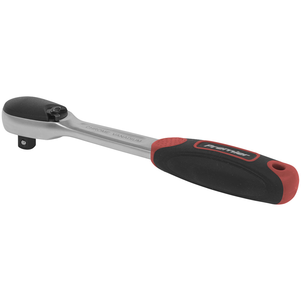 Sealey AK8976 Ratchet Wrench 1 4 Sq Drive Dust Free Flip Reverse Platinum Series
