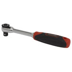 Sealey AK8987 Compact Head Ratchet Wrench 1/4Sq Drive - Platinum Series