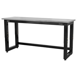 Sealey APMS23 Steel Adjustable Workbench - Stainless Steel Worktop 1830mm -HDuty