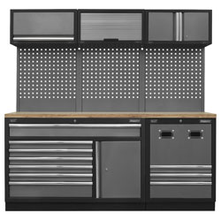 Sealey APMSSTACK14W Modular Storage System Combo - Pressed Wood Worktop