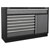 Sealey APMSSTACK16W Modular Storage System Combo - Pressed Wood Worktop