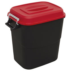 Sealey BM75R Refuse/Storage Bin 75L - Red