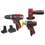 Sealey CP1200COMBO7 3 x 12V SV12 Series Cordless Power Tool Combo Kit