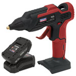 Sealey CP20VGGKIT1 Cordless Glue Gun Kit 20V 2Ah SV20 Series