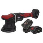 Sealey CP20VOPKIT2 Cordless Orbital Polisher Kit 20V SV20 Series Ø125mm - 2 Batt