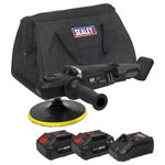 Sealey CP20VRPXKIT Brushless Rotary Polisher Kit Ø180mm 20V SV20 Series - 2 Batt