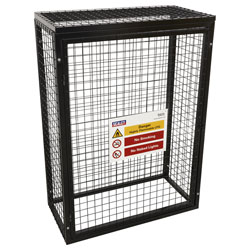 Sealey GCSC319 Safety Cage - 3 x 19kg Gas Cylinders