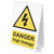 Sealey HVS1 High Voltage Vehicle Warning Sign