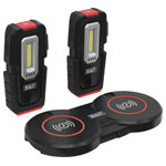Sealey LEDWCBCOMBO3 Inspection Light (x2) 3W & 1W COB LED & Twin W/less Charging