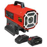 Sealey LP69CCOMBO 2in1 Cordless/Corded Space Warmer 30,000-68,000Btu/hr(9-20kW)