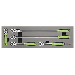 Siegen S01230 Ratchet Wrench Set 5pc 3/8Sq Drive Flip Reverse