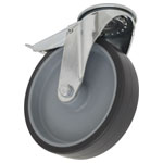 Sealey SCW2100SBLEM Medium-Duty Thermoplastic Bolt Hole Castor Wheel -TL Ø100mm