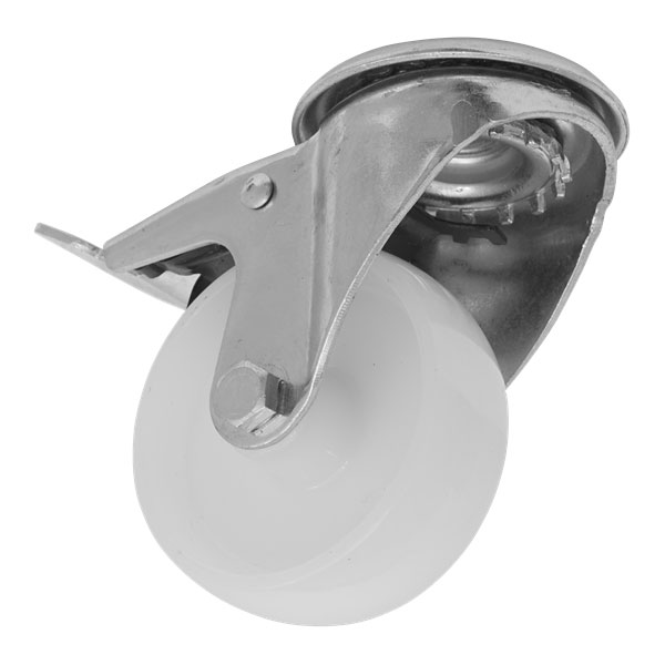 Sealey SCW480SBLEM Heavy-Duty Nylon Castor Wheel Bolt Hole -TL Ø80mm