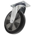 Sealey SCW5125SPEM Heavy-Duty Rubber Swivel Castor Wheel Ø125mm - Trade