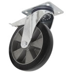 Sealey SCW5125SPLEM Heavy-Duty Rubber Castor Wheel Swivel -TL Ø125mm